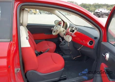 2012 Fiat 500 Pop из США, поврежденный, VIN 3C3CFFAR3CT141300